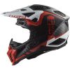 LS2 MX703 X-FORCE-06 CARBON-6K VICTORY off-road helma červená